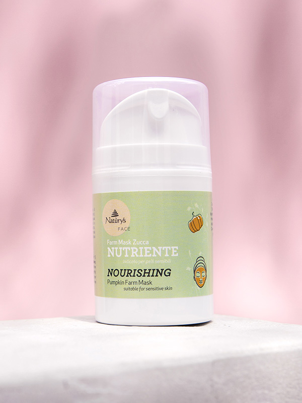 Přírodní pleťová maska Naturys NOURISHING PUMPKIN FARM MASK pro citlivou pleť, 50 ml