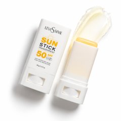 Transparentní SPF tyčinka na obličej pro ochranu proti slunci Levissime SUN STICK TRANSPARENT SPF50, 20 g
