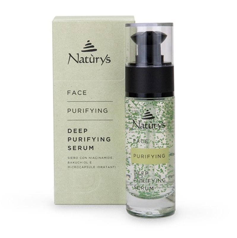Přírodní sérum pro mastnou, smíšenou a problematickou pleť Naturys FACE DEEP PURIFYING SERUM, 30 ml