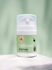 Čisticí pleťová maska s křenem, aktivním uhlím a bambuckým máslem Naturys PURIFYING HORSERADISH FARM MASK, 50 ml