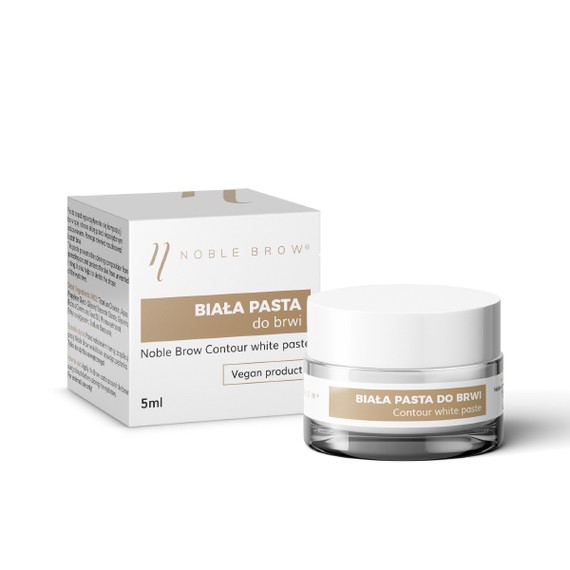 Konturovací bílá pasta na obočí Noble Brow, 5 ml