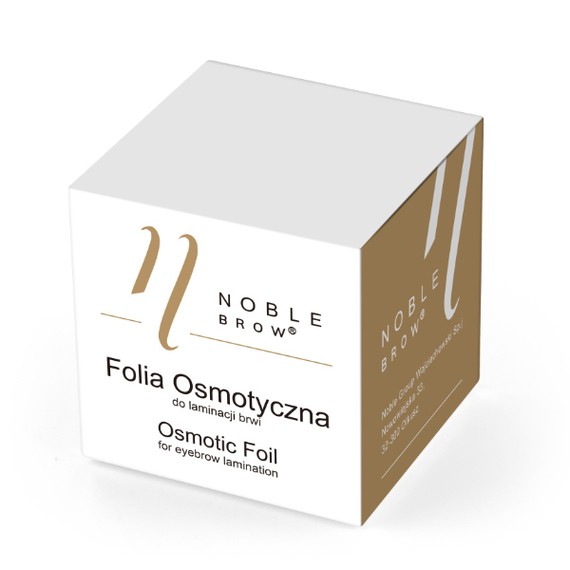 Osmotická fólie na laminaci obočí