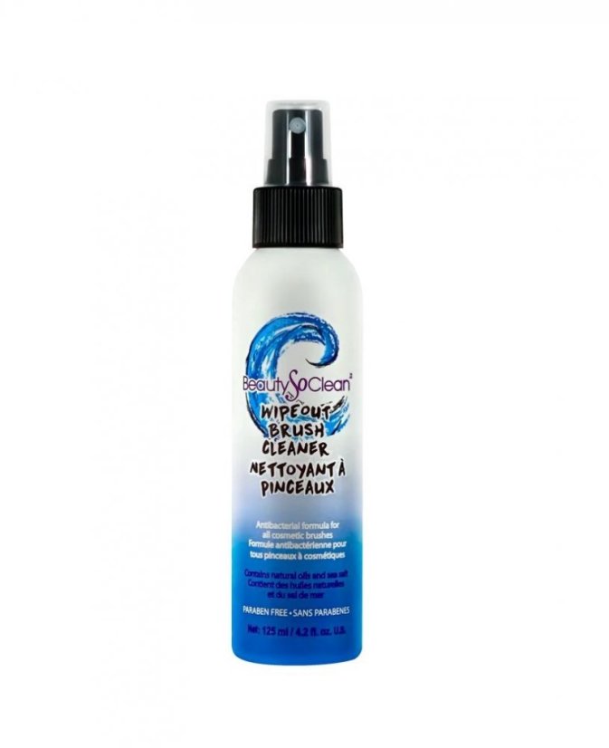 Dezinfekční ošetřující čistič štětců BeautySoClean WIPEOUT-125ml