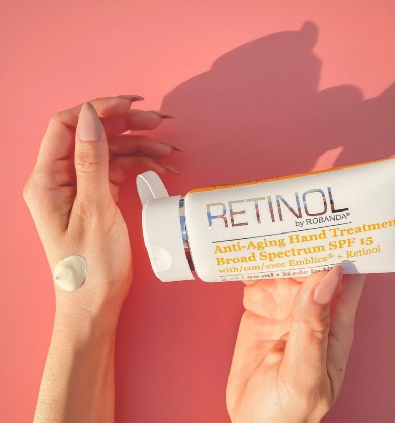 Krém na ruce proti stárnutí Retinol