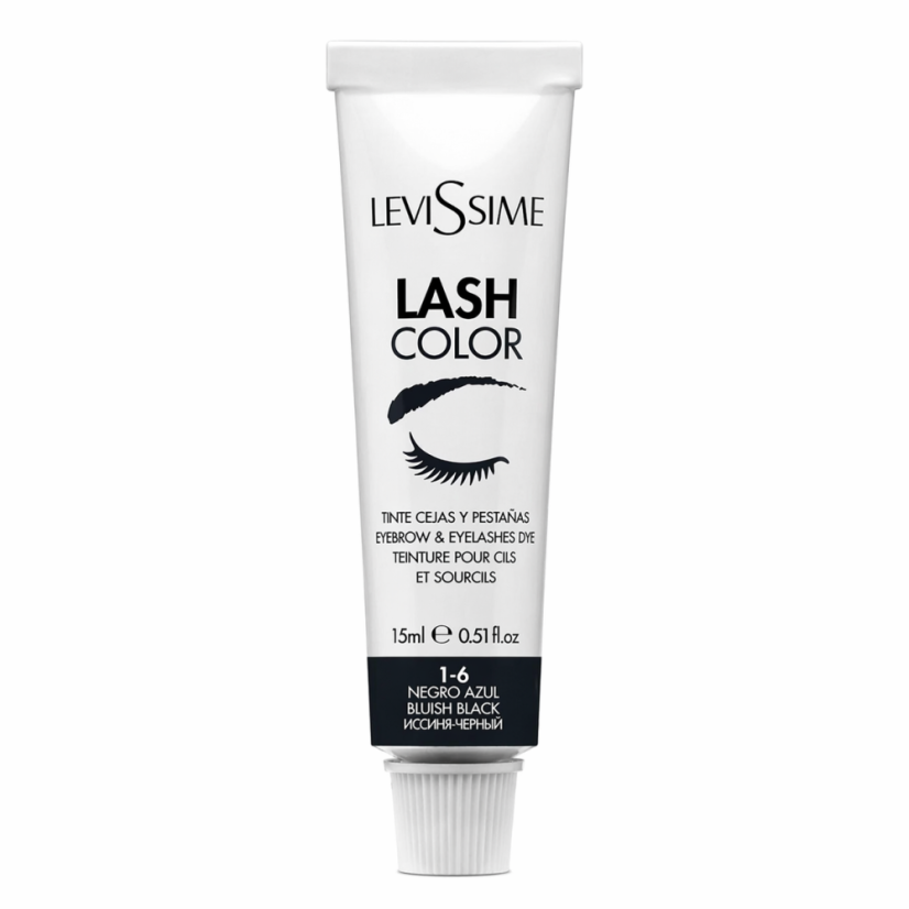 Barva na obočí a řasy LASH COLOR LeviSsime, 15ml - Odstín: Modročerná 1-6
