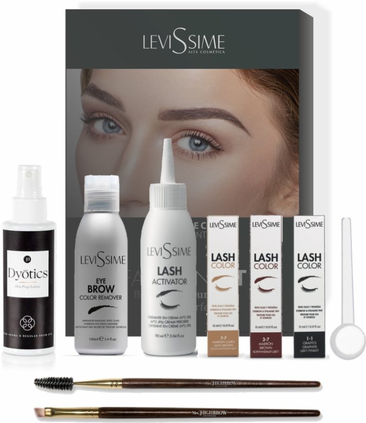 Sada na barvení obočí a řas Fashion kit
