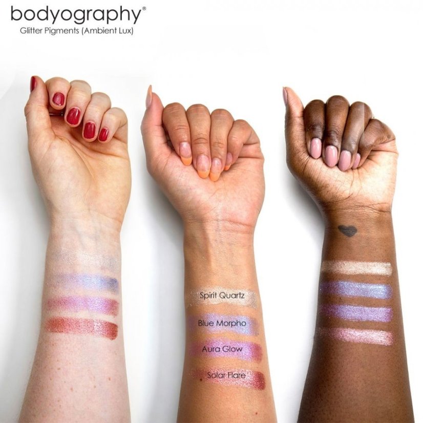 Třpytivé pigmenty GLITTER PIGMENTS od Bodyography