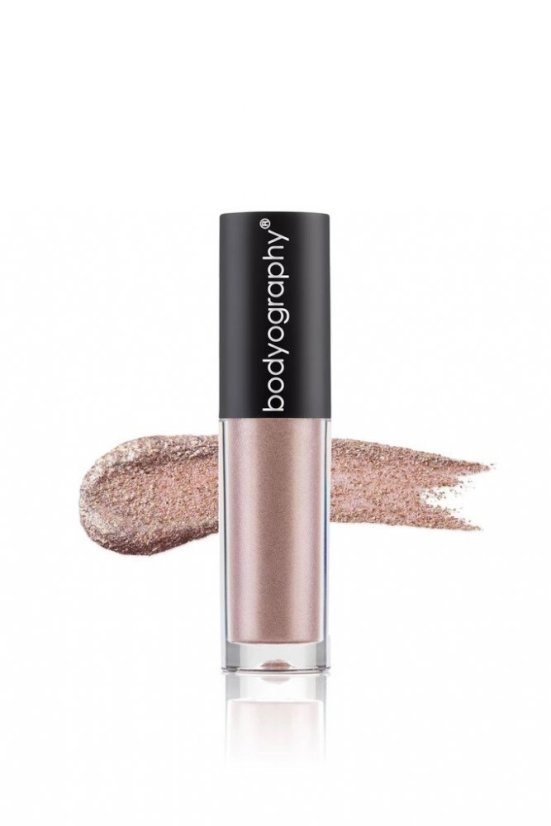 Dlouhotrvající tekuté oční stíny Crystal Glide Liquid od Bodyography - Odstín: Moonstone (Nude Mauve)