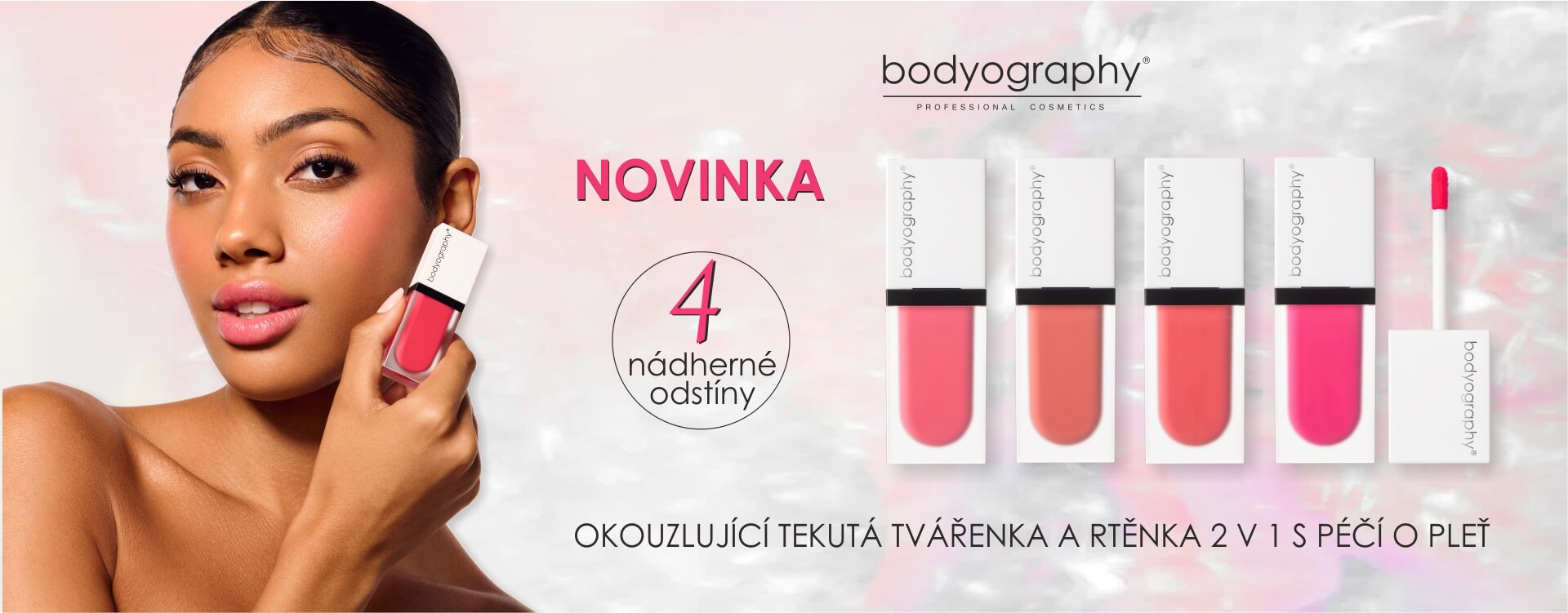 Multifunkční barva na tváře a rty Color Cassette Bodyography