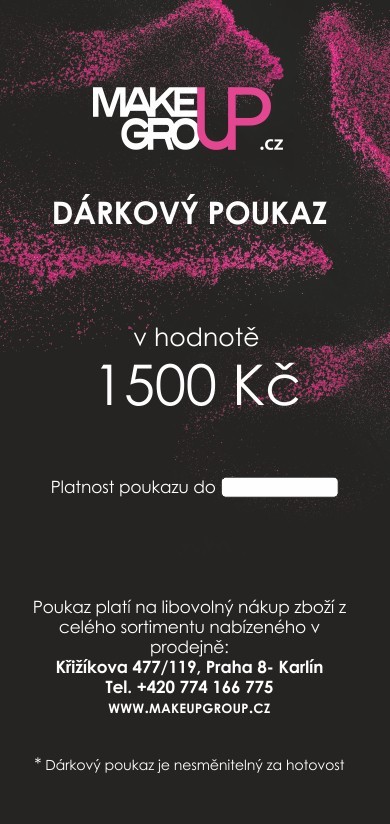 Dárkový poukaz 1500