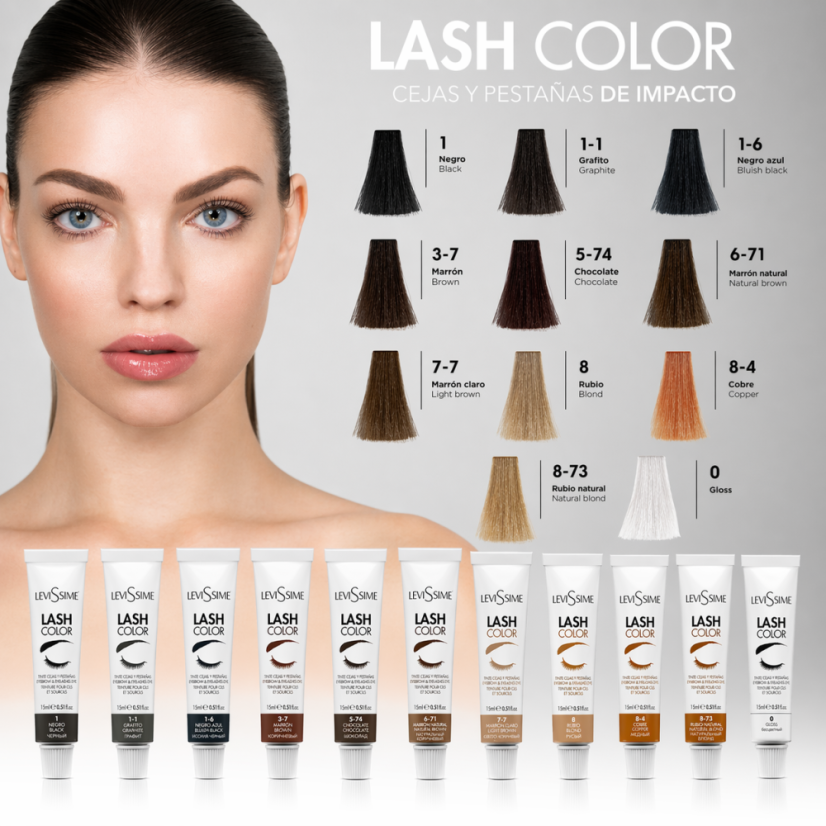 Barva na obočí a řasy LASH COLOR LeviSsime, 15ml