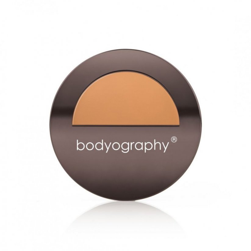Krémový kompaktní makeup a kontura Bodyography Silk Cream - Odstín: # 05 Medium/Dark