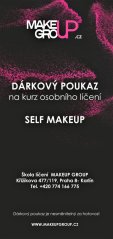 Dárkový poukaz na osobní kurz líčení Self Makeup