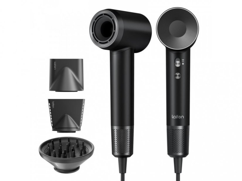 Vysokorychlostní fén na vlasy Laifen Swift Special - Black (3 trysky)