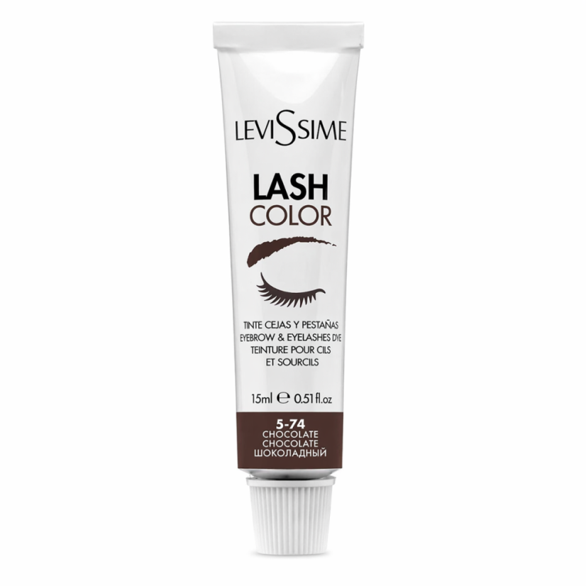 Barva na obočí a řasy LASH COLOR LeviSsime, 15ml - Odstín: Čokoládová 5-74