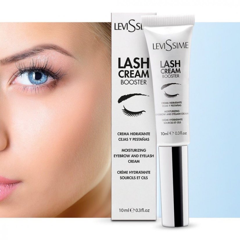 Zvlhčující krém na řasy a obočí LeviSsime Lash Cream Booster, 10ml