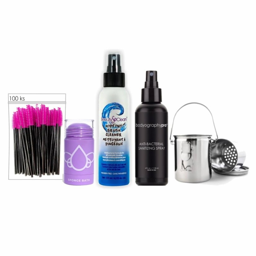 Dezinfekce na štětce a líčidla - Sada PROFI