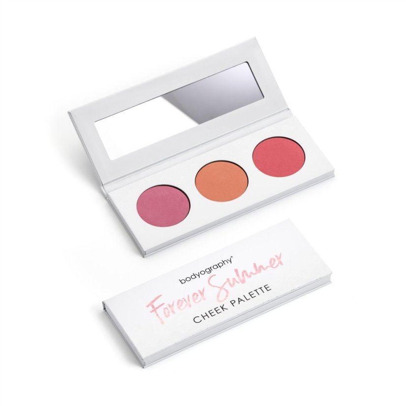 Paleta pudrových tvářenek Bodyography Forever Summer Cheek